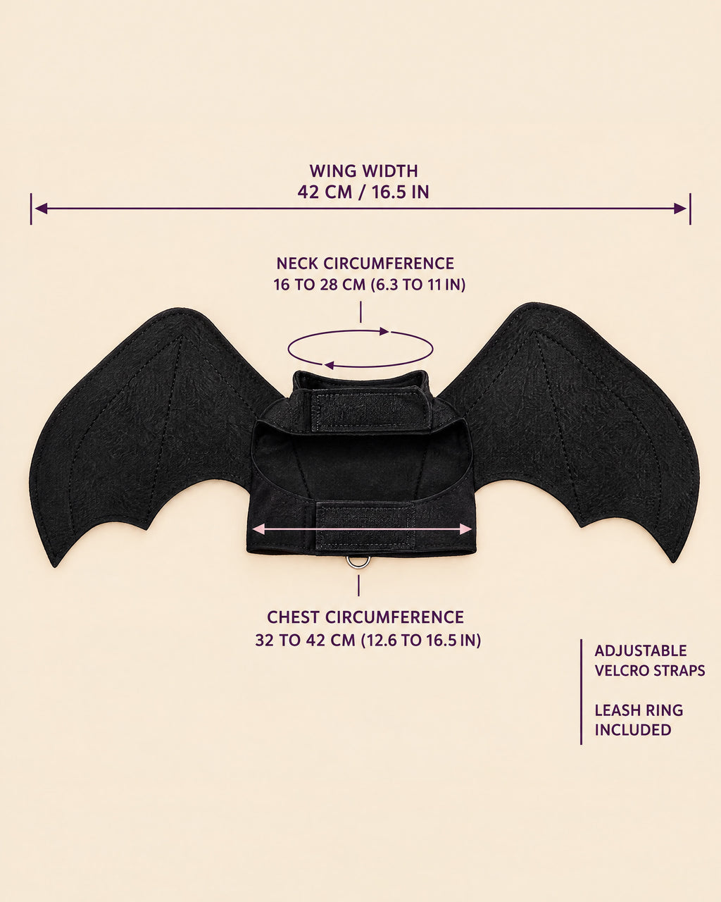 Bat After Dark — Halloween Pet Wings