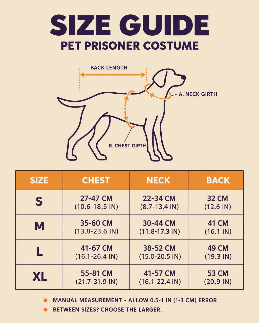 The Treat Bandit — Prisoner Dog Costume
