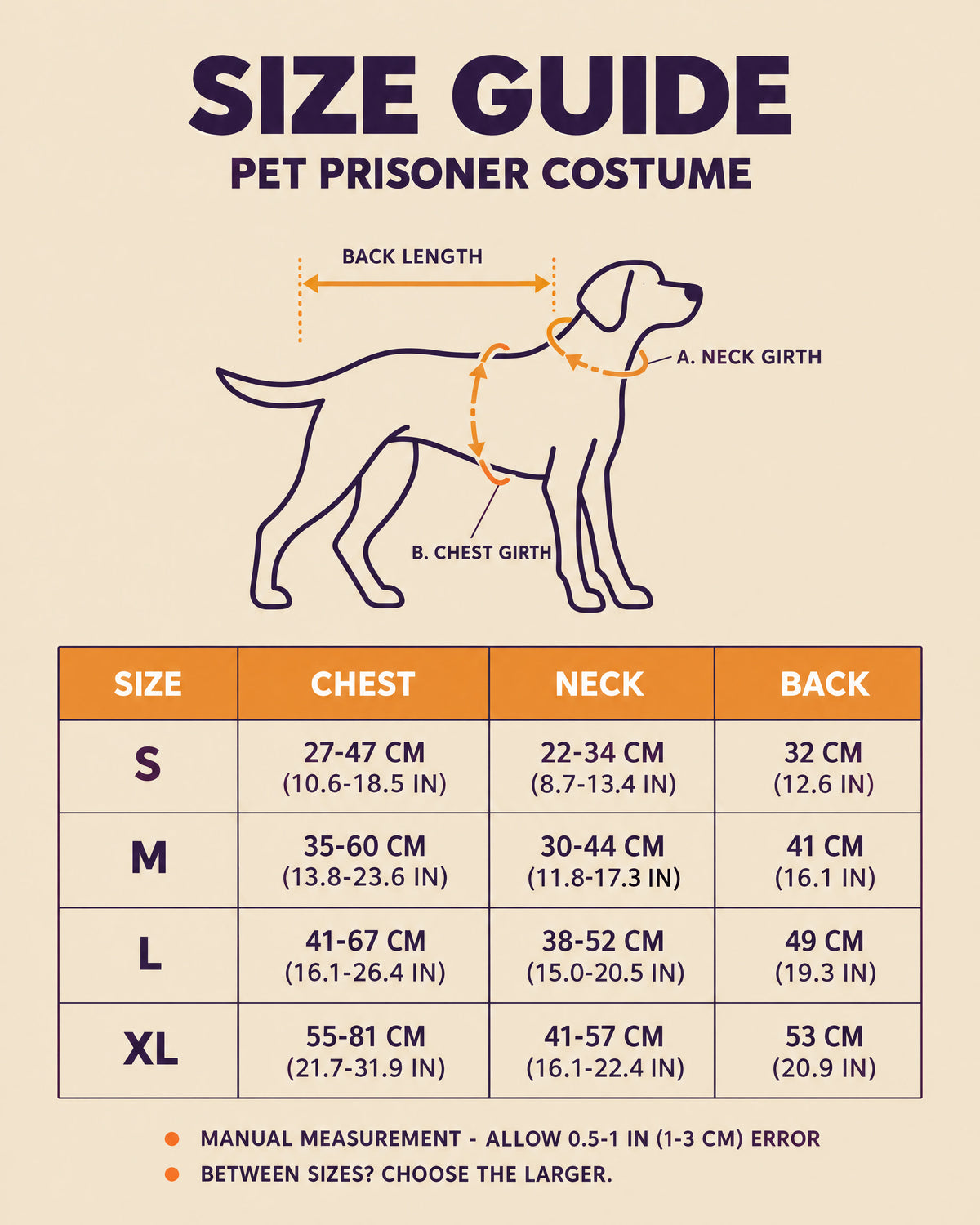 The Treat Bandit — Prisoner Dog Costume
