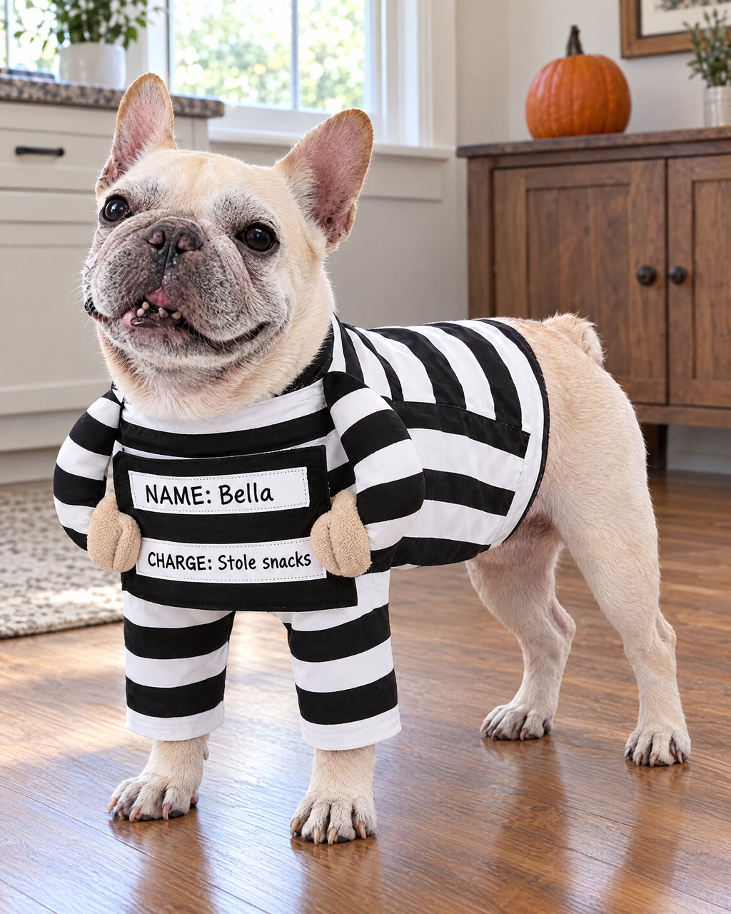 The Treat Bandit — Prisoner Dog Costume