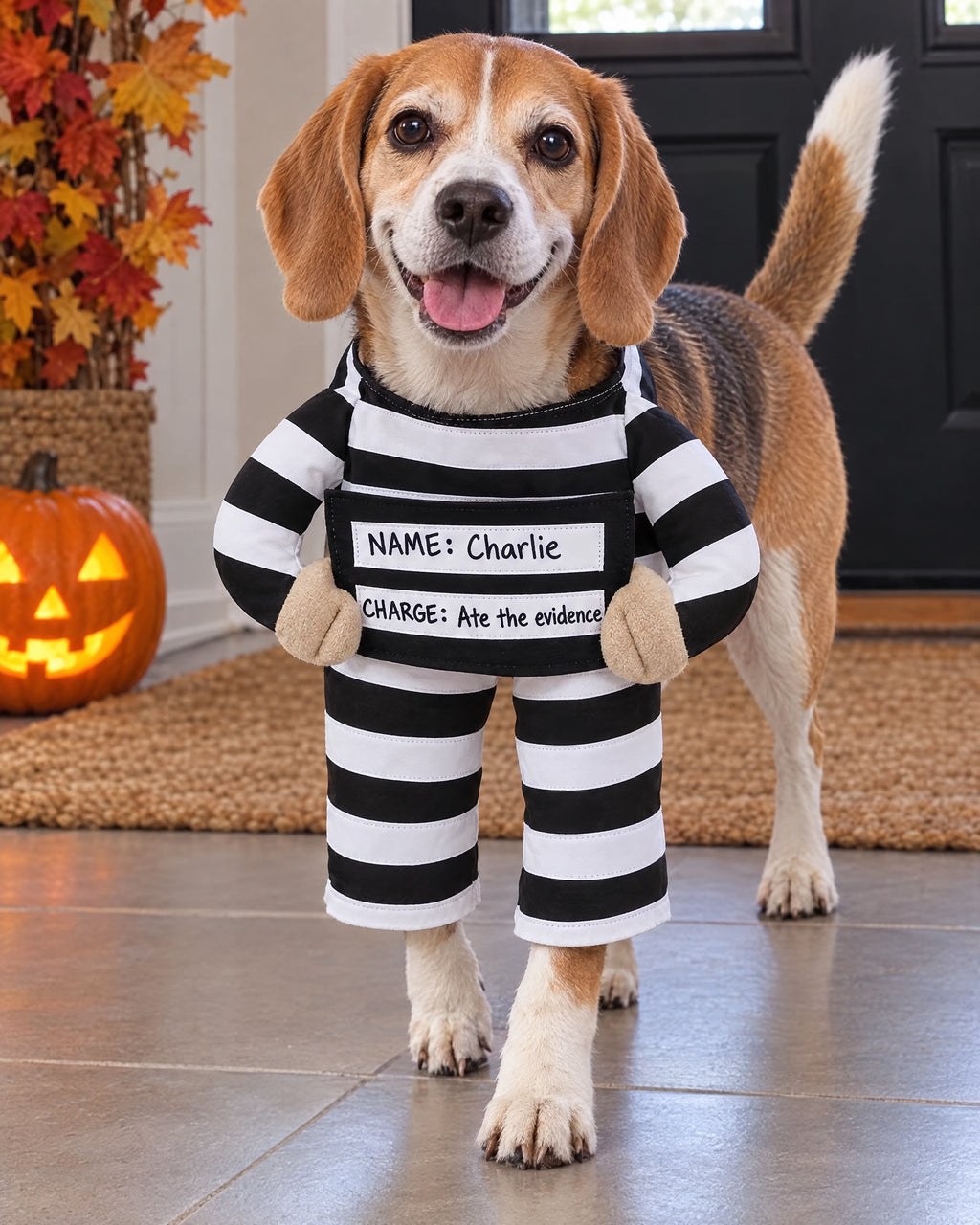 The Treat Bandit — Prisoner Dog Costume