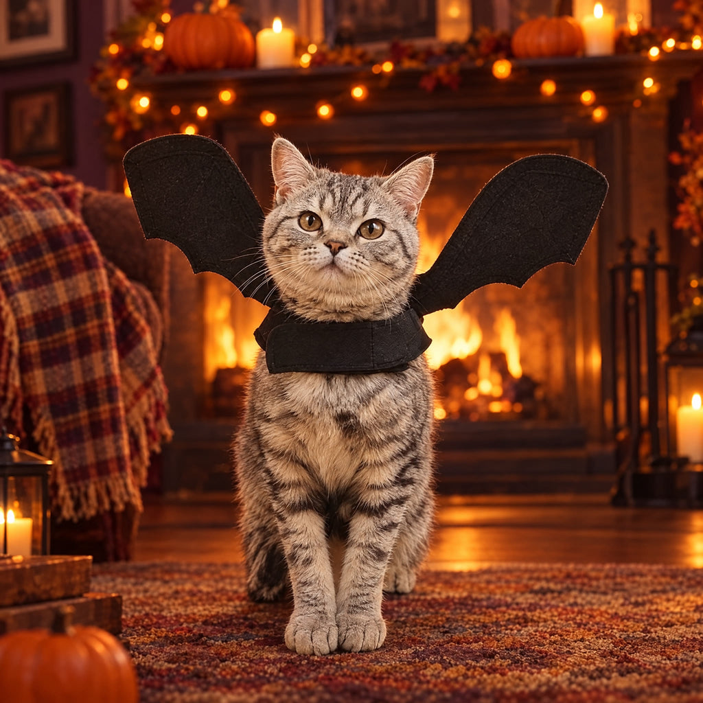 Bat After Dark — Halloween Pet Wings