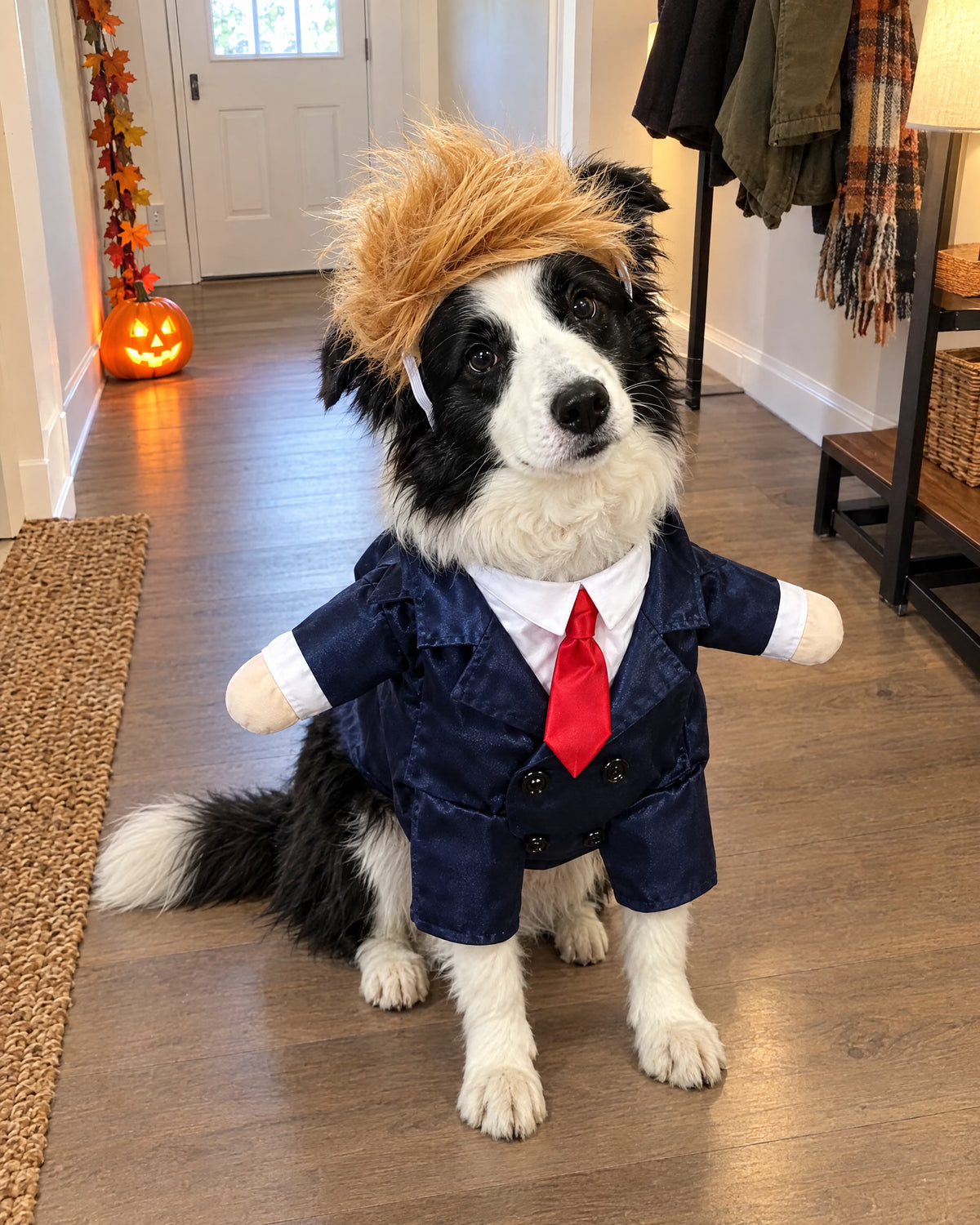 Presidential Pup — Wig & Briefcase Costume