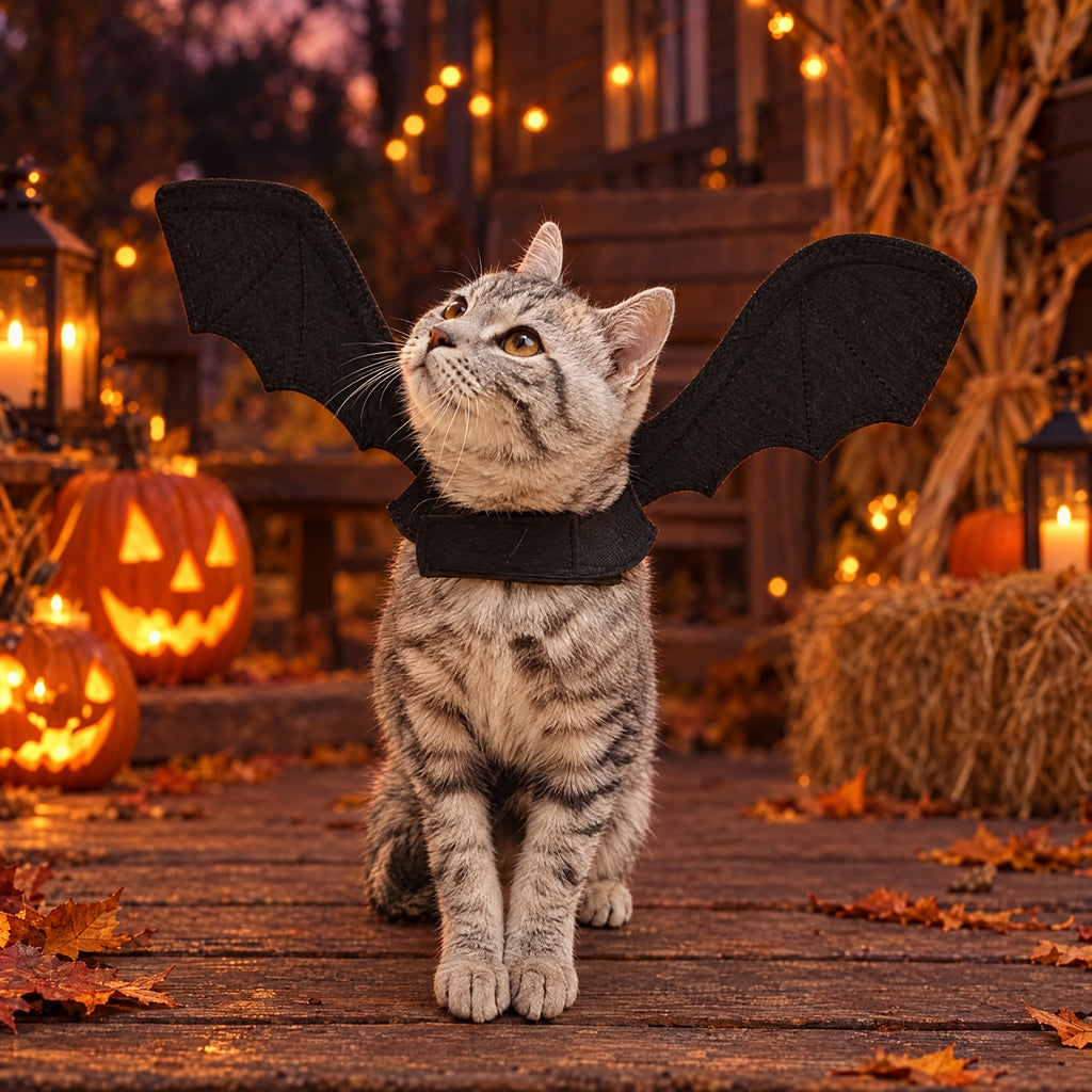 Bat After Dark — Halloween Pet Wings